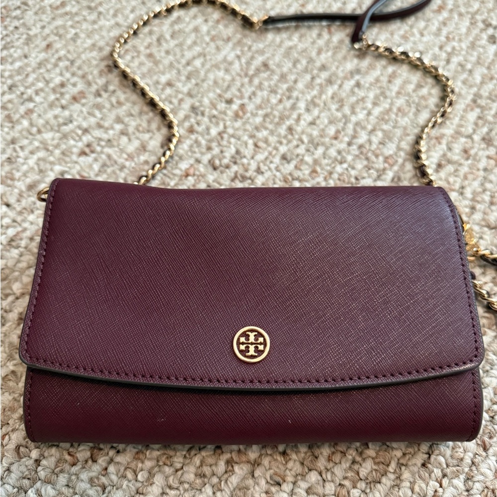 Tory Burch Deep Wine Crossbody Bag